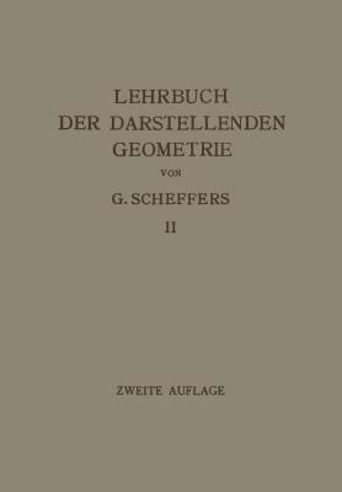 Lehrbuch der Darstellenden Geometrie