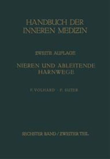 Die doppelseitigen hämatogenen Nierenerkrankungen.