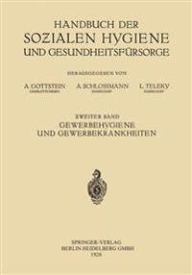 Gewerbehygiene und Gewerbekrankheiten