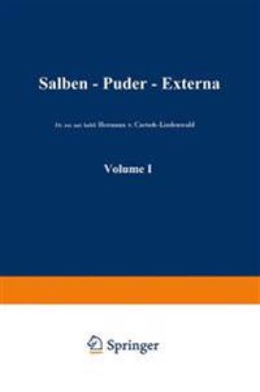 Salben · Puder · Externa