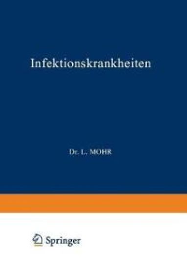 Infektionskrankheiten – L. Mohr, kirjan kansikuva