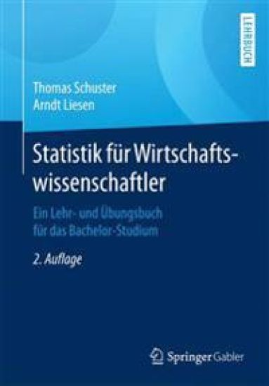 Statistik für Wirtschaftswissenschaftler – Thomas Schuster, kirjan kansikuva