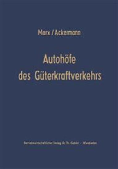 Autohöfe des Güterkraftverkehrs