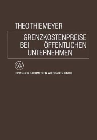 Grenzkostenpreise bei Öffentlichen Unternehmen