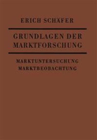 Grundlagen der Marktforschung