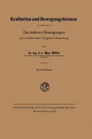 Kraftarten und Bewegungsformen