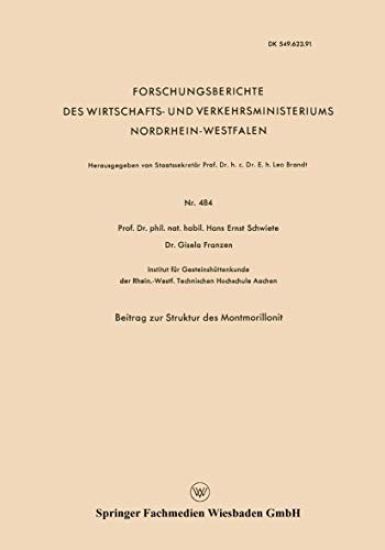Beitrag zur Struktur des Montmorillonit