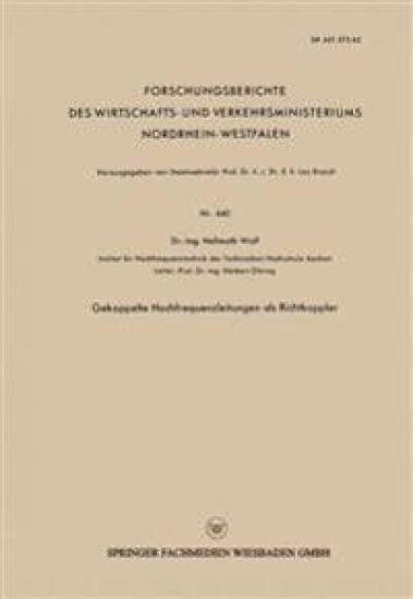 Gekoppelte Hochfrequenzleitungen als Richtkoppler