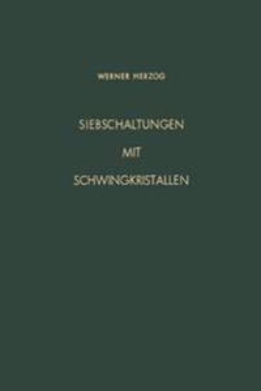 Siebschaltungen mit Schwingkristallen