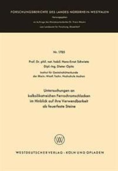 Untersuchungen an kalksilikatreichen Ferrochromschlacken