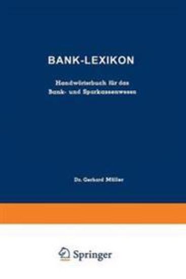 Bank-Lexikon