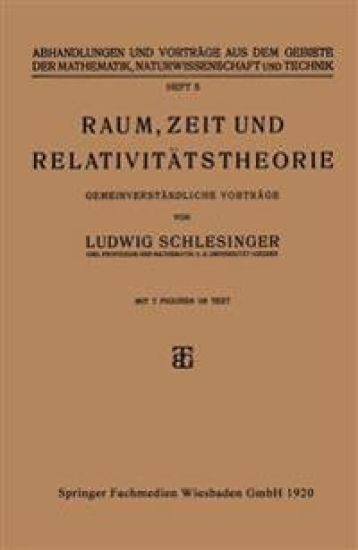 Raum, Zeit und Relativitätstheorie