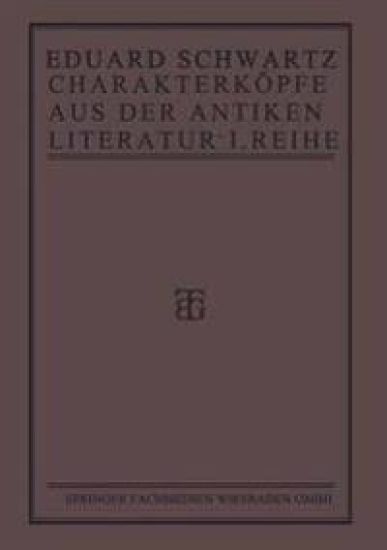 Charakterköpfe aus der Antiken Literatur