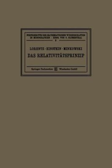 Das Relativitätsprinzip