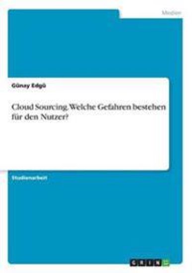 Cloud Sourcing. Welche Gefahren bestehen für den Nutzer?