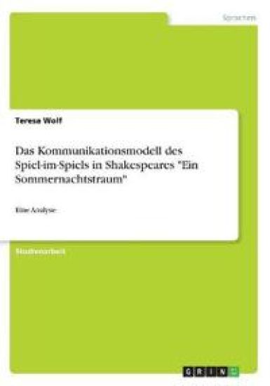 Das Kommunikationsmodell des Spiel-im-Spiels in Shakespeares "Ein Sommernachtstraum"