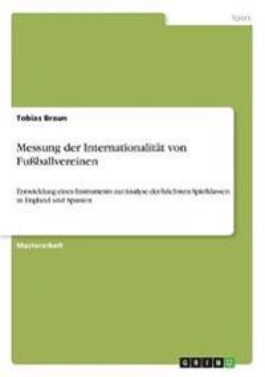 Messung der Internationalität von Fußballvereinen