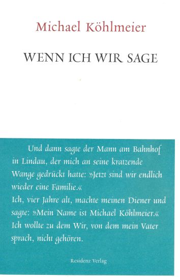 Wenn ich wir sage