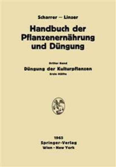 Düngung der Kulturpflanzen