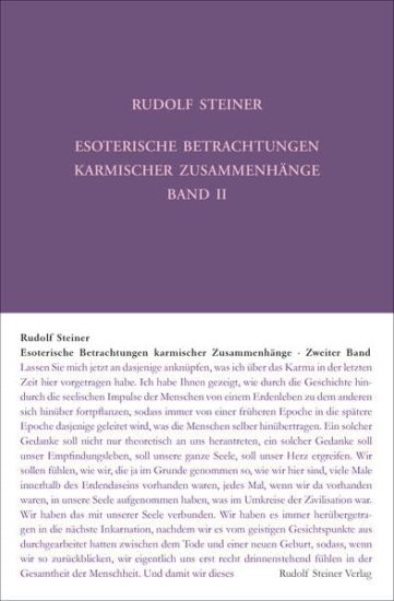 Esoterische Betrachtungen karmischer Zusammenhänge