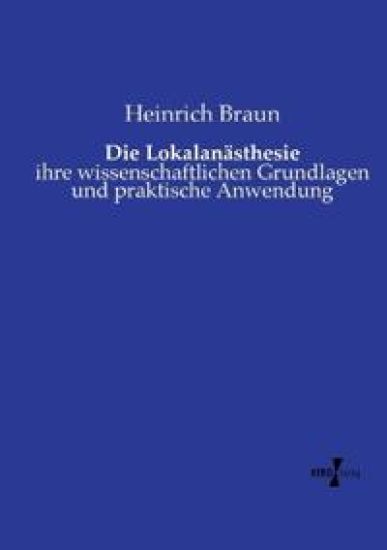 Die Lokalanästhesie