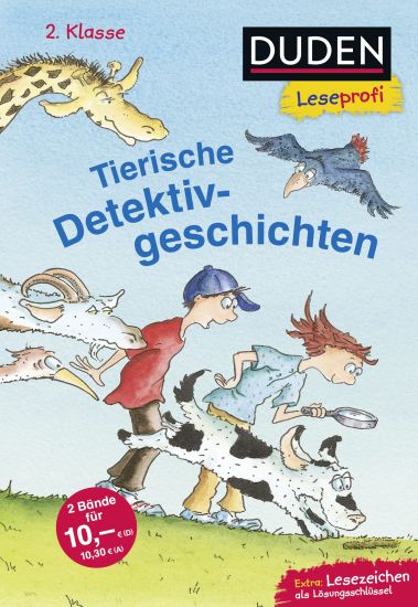 Duden Leseprofi - Tierische Detektivgeschichten, 2. Klasse (DB) – Barbara Zoschke, kirjan kansikuva