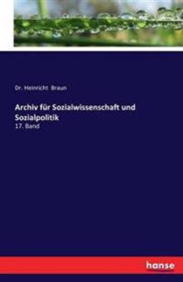 Archiv für Sozialwissenschaft und Sozialpolitik