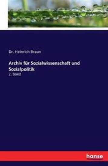 Archiv für Sozialwissenschaft und Sozialpolitik