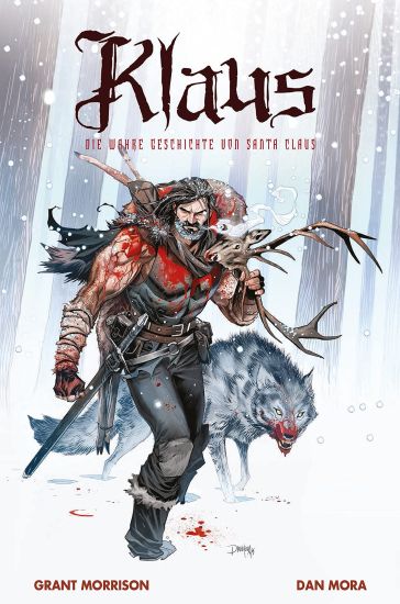 Klaus: Die wahre Geschichte von Santa Claus (Neuausgabe) – Grant Morrison, kirjan kansikuva