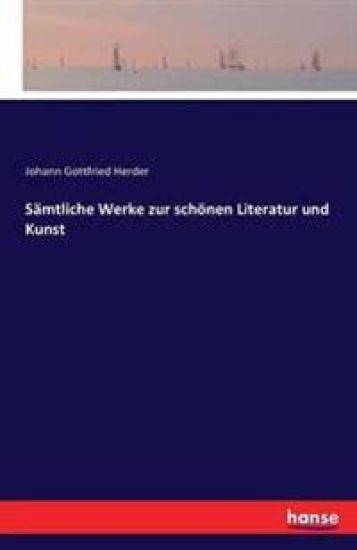 Sämtliche Werke zur schönen Literatur und Kunst