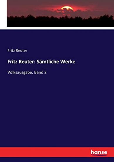 Fritz Reuter – Fritz Reuter, kirjan kansikuva