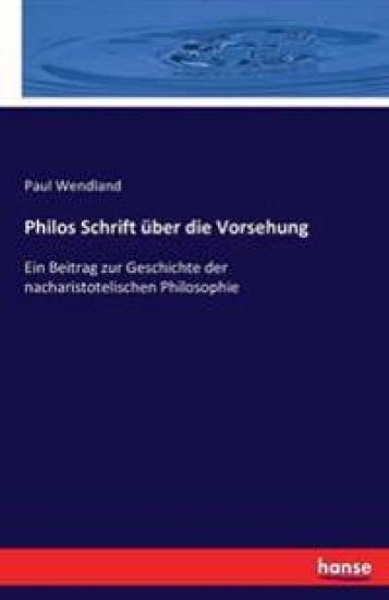 Philos Schrift über die Vorsehung