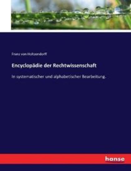 Encyclopädie der Rechtwissenschaft