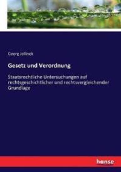 Gesetz und Verordnung