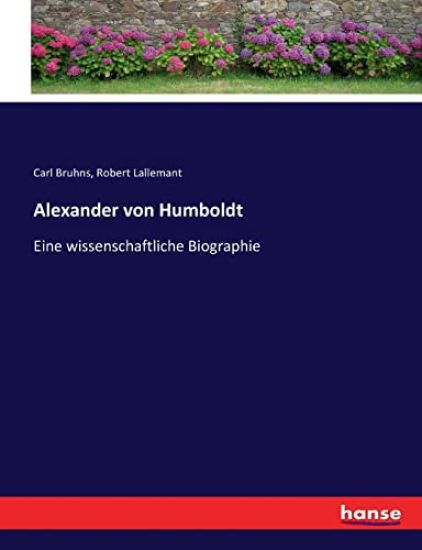 Alexander von Humboldt – Carl Bruhns, kirjan kansikuva