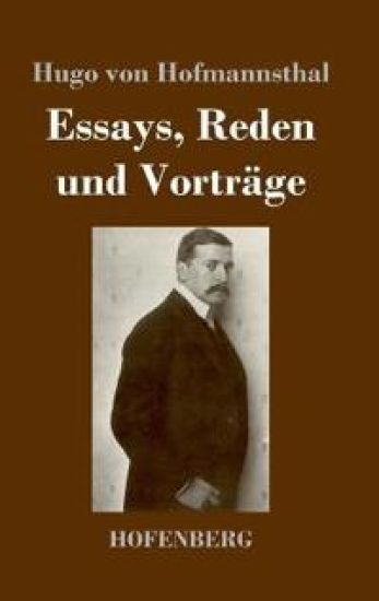 Essays, Reden und Vorträge – Hugo Von Hofmannsthal, kirjan kansikuva