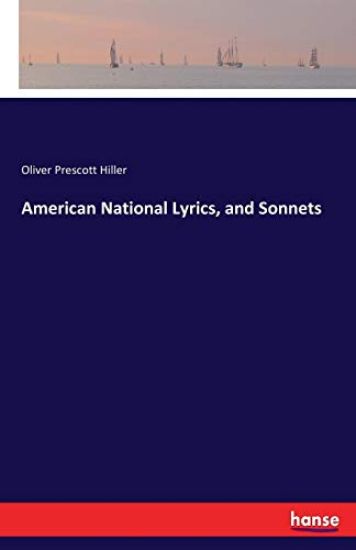 American National Lyrics, and Sonnets