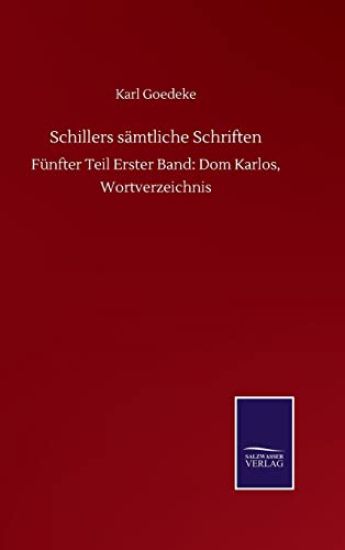Schillers sämtliche Schriften