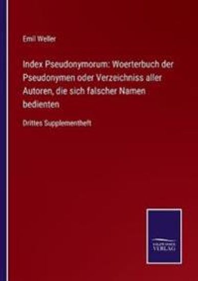 Index Pseudonymorum