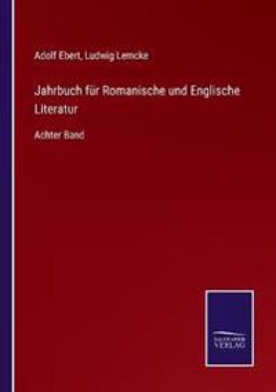 Jahrbuch für Romanische und Englische Literatur
