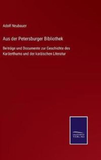 Aus der Petersburger Bibliothek