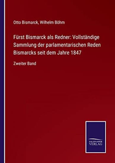 Fürst Bismarck als Redner