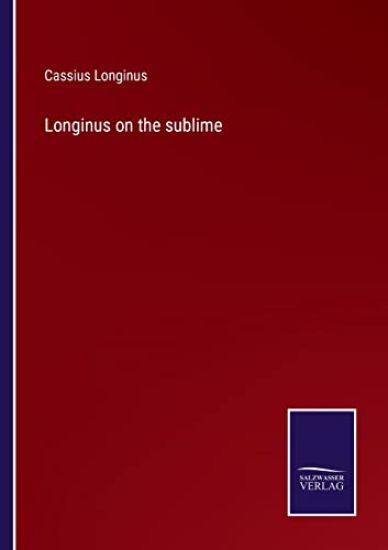 Longinus on the sublime