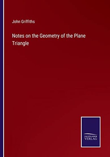 Notes on the Geometry of the Plane Triangle