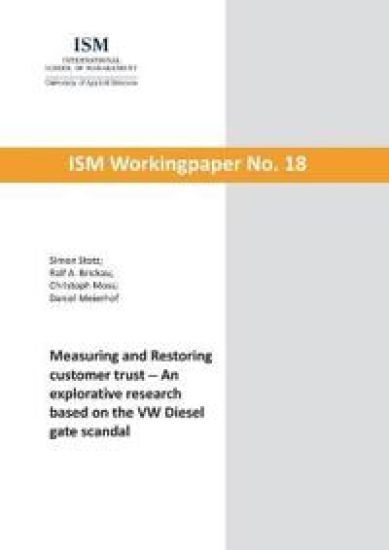 Measuring and Restoring customer trust