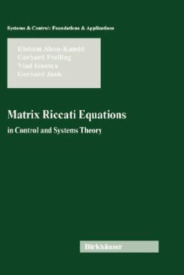 Matrix Riccati Equations in Control and Systems Theory