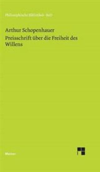 Preisschrift über die Freiheit des Willens
