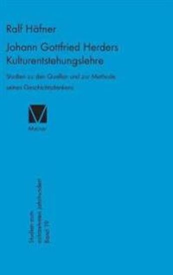 Johann Gottfried Herders Kulturentstehungslehre