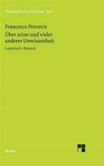 Über seine und vieler anderer Unwissenheit