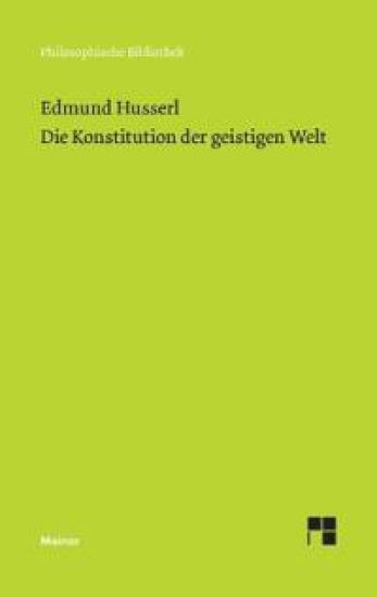 Die Konstitution der geistigen Welt